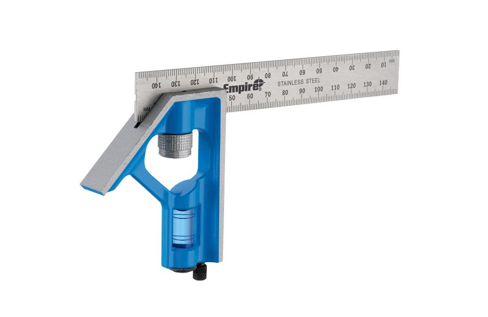 Empire Level 150 mm True Blue Combination Square - Flockneti