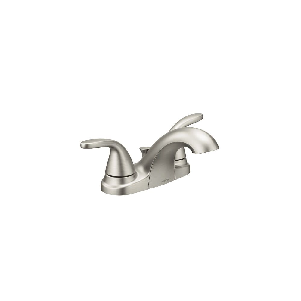 Moen Adler Bathroom Faucet 4″ Brushed Nickel Two Handle - Flockneti