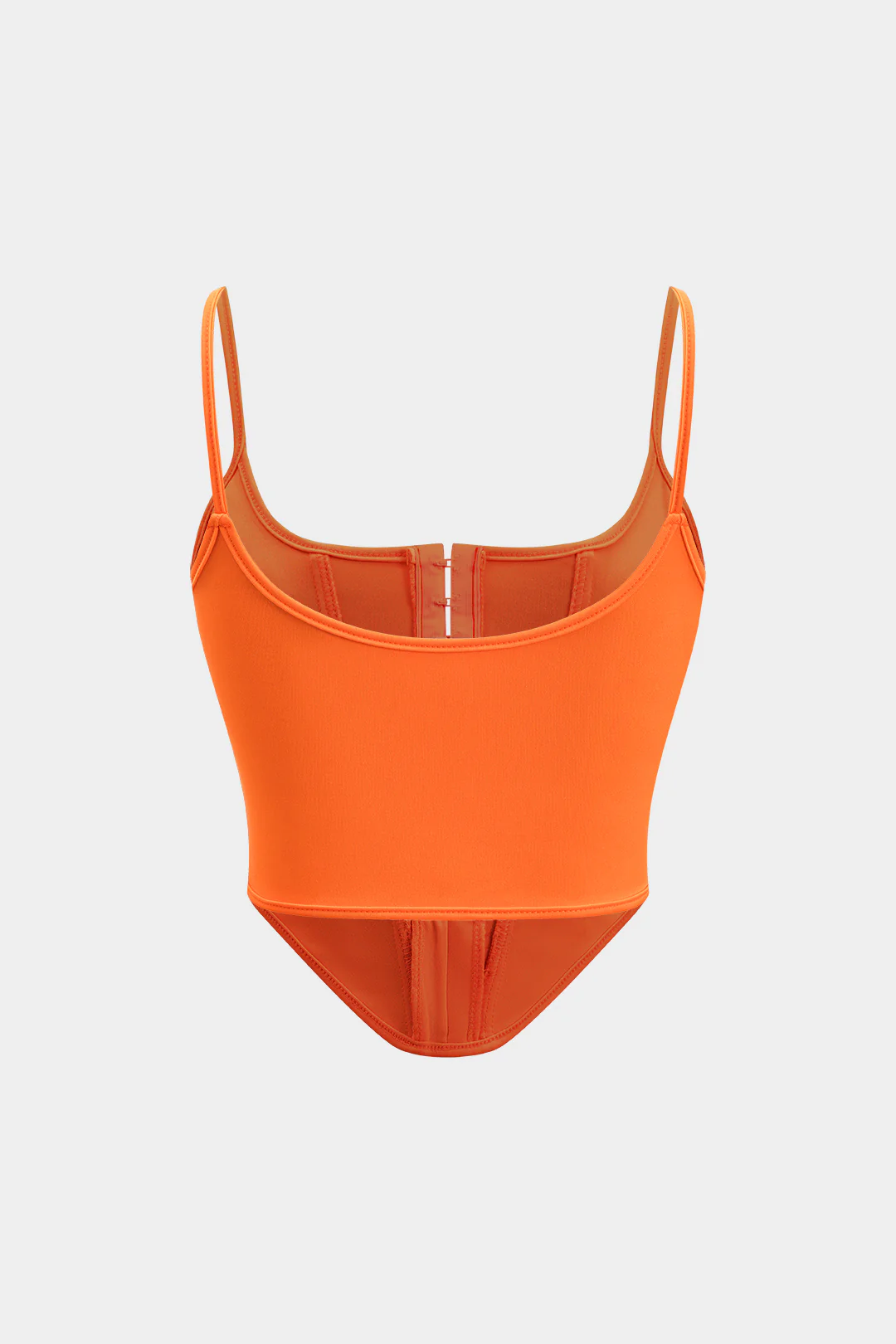 Solid Bustier Corset Tank Top - Flockneti