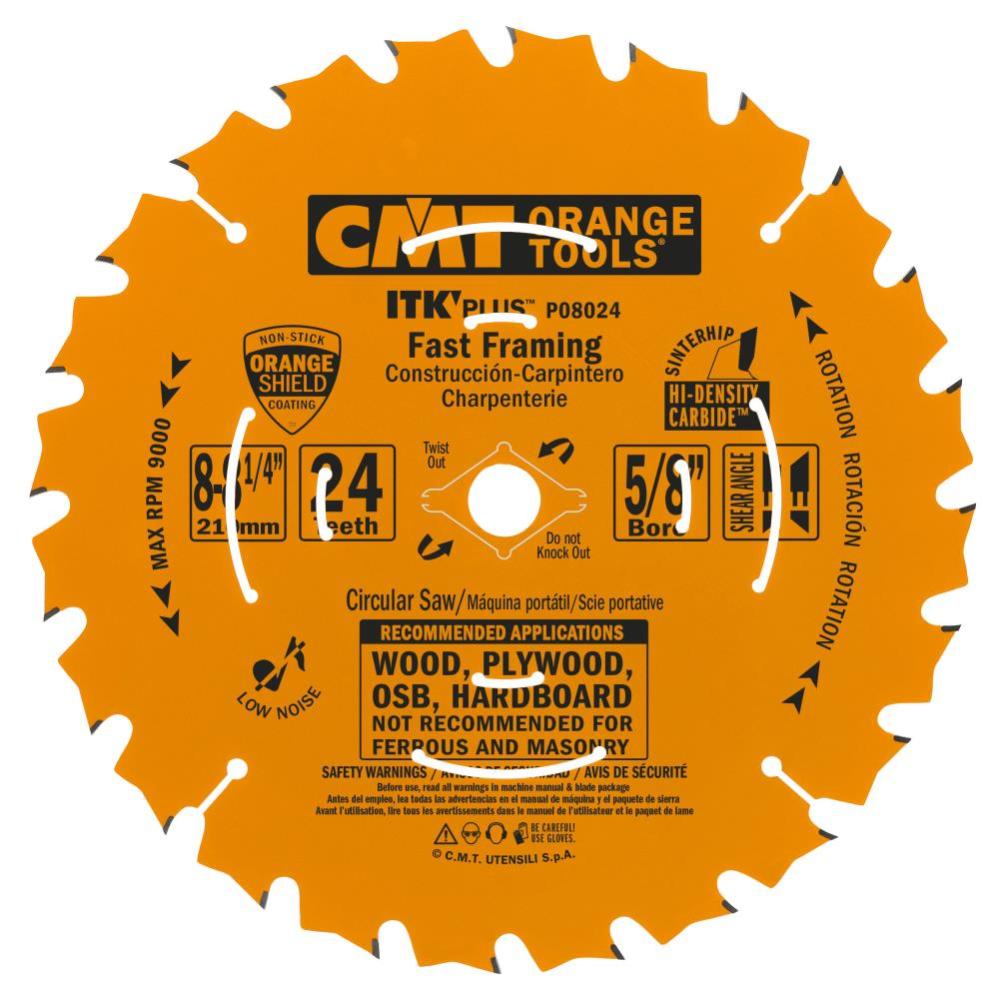 CMT ITK Plus Fast Framing 8-1/4In x 24T x 5/8In - Flockneti