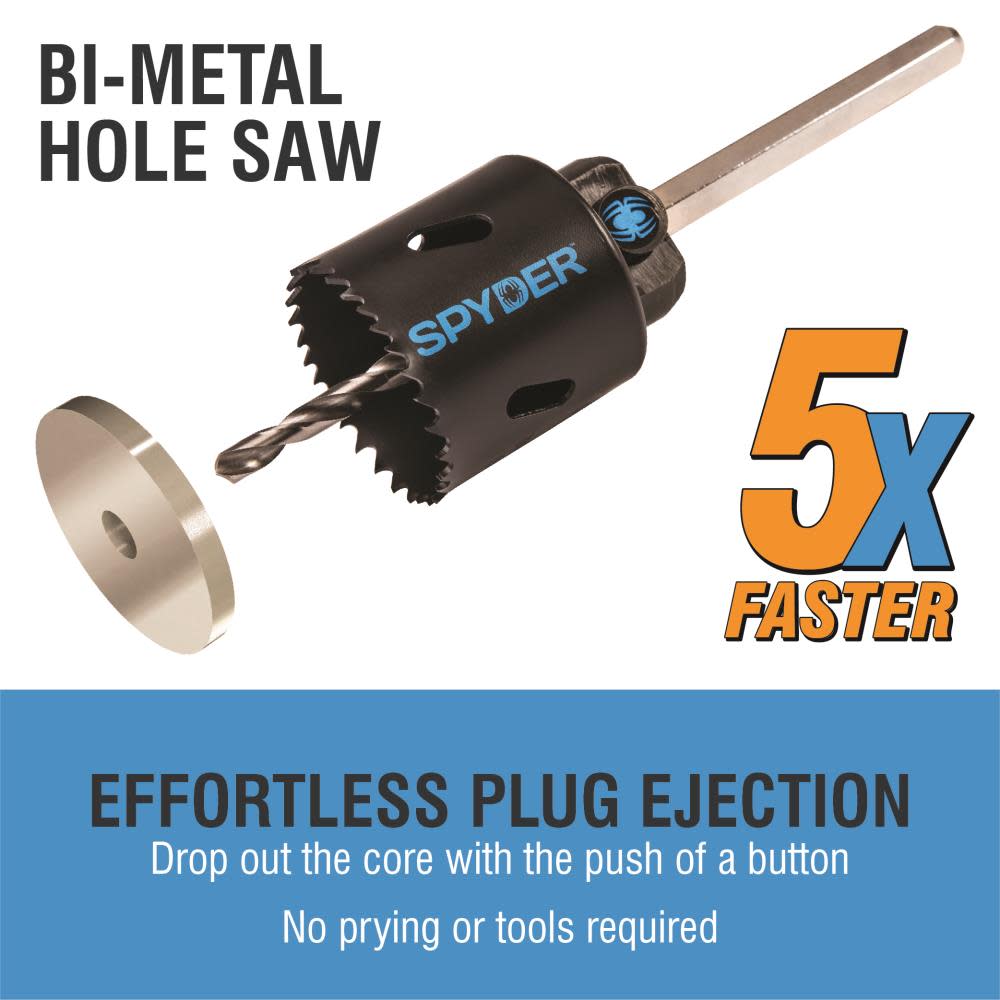 Spyder RCE BIM Hole Saw 2-3/4 In. - Flockneti