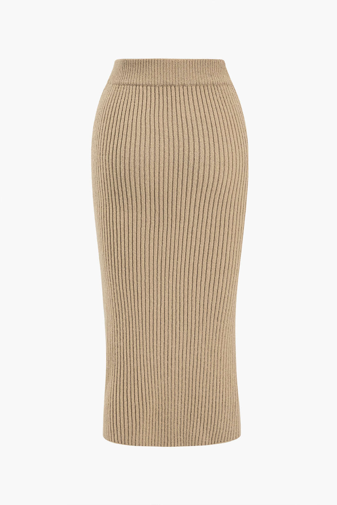 Crossed Sweater Asymmetrical Midi Skirt - Flockneti