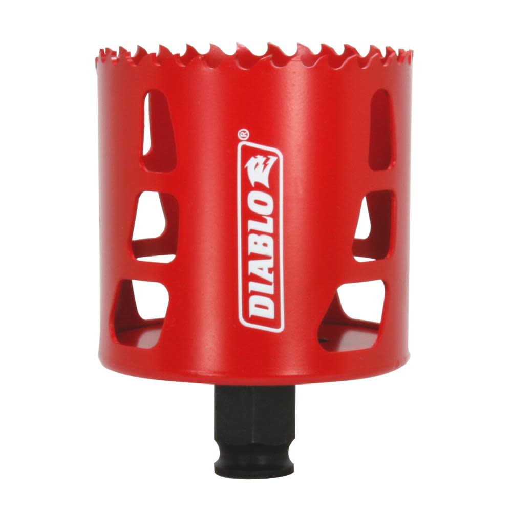 Diablo Tools 2-5/8 in. x 2-3/8 in. High Performance Bi-Metal Hole Saw - Flockneti