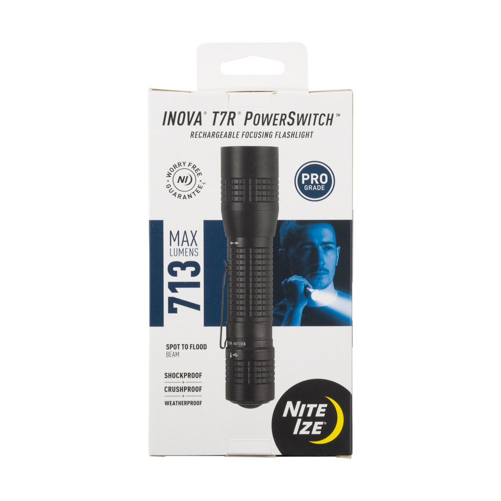 Nite Ize INOVA T7R PowerSwitch Focusing Flashlight Rechargeable - Flockneti