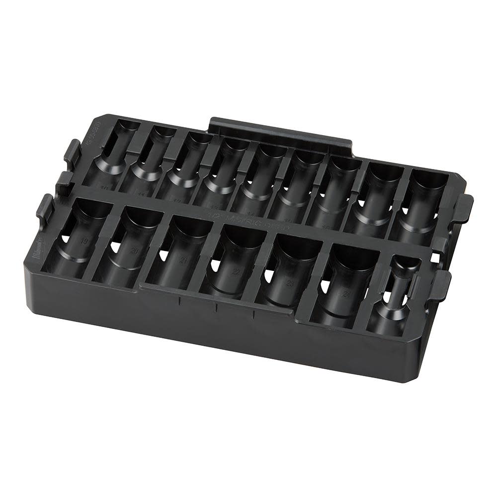 Milwaukee SHOCKWAVE Impact Duty Socket 1/2 Dr 16pc Tray Only - Flockneti
