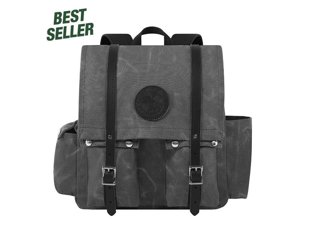 Duluth Pack 15 Liter Capacity Wax Gray Canvas Urban Pack - Flockneti