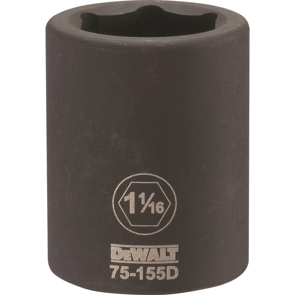 DEWALT 3/4 Drive X 1-1/16 6PT Standard Impact Socket - Flockneti