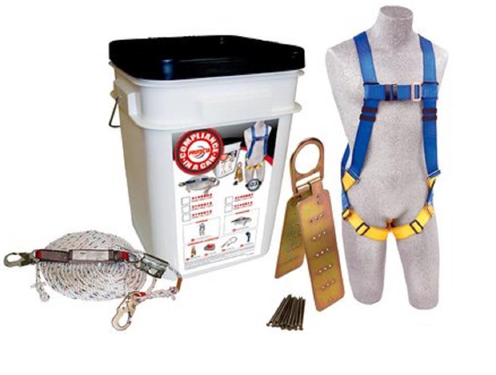 DBI Sala Compliance in a Can Roofer’s Fall Protection Kit - Flockneti