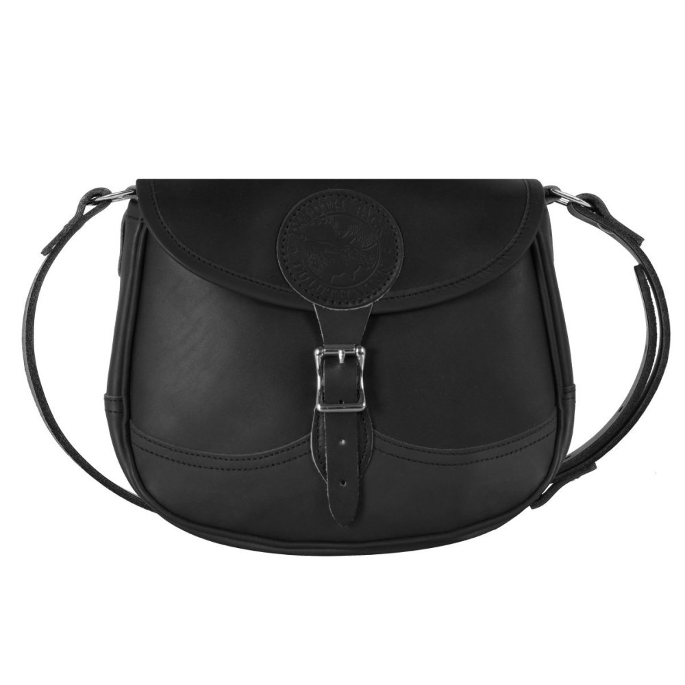 Duluth Pack 3 Liter Capacity Black Leather Conceal & Carry Shell Purse - Flockneti