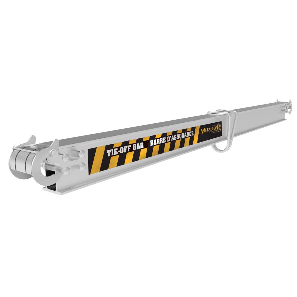 Metaltech 7Ft Aluminum Tie-Off Bar - Flockneti