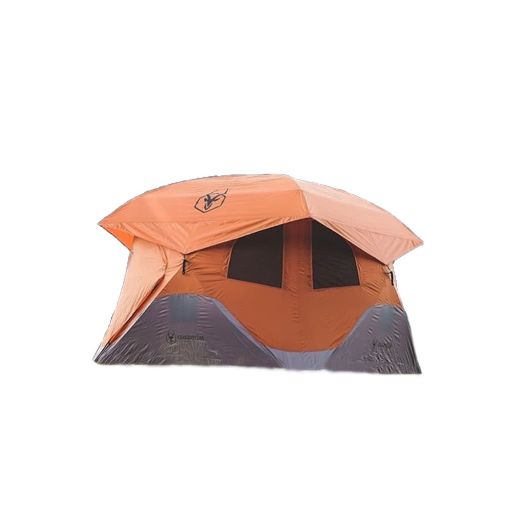 Gazelle T4 Pop-Up 4 Person Camping Tent Sunset Orange - Flockneti