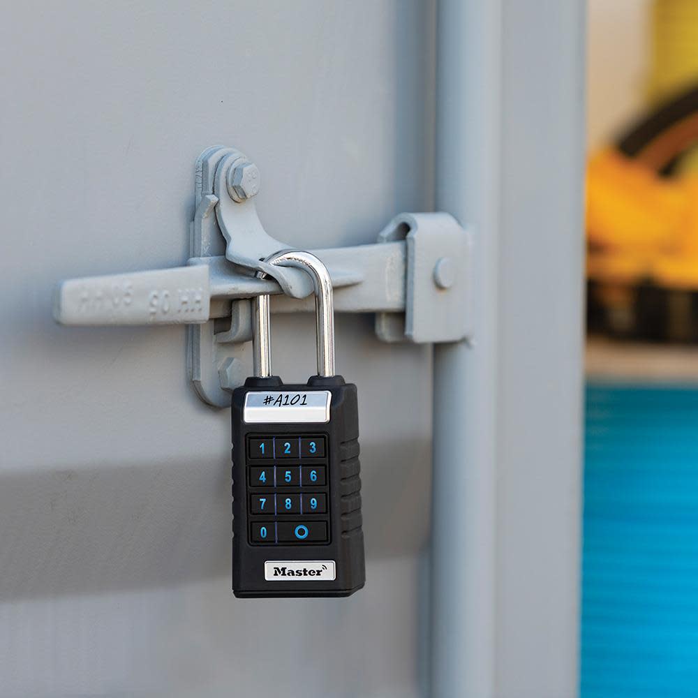 Master Lock Bluetooth Pro Series Padlock for Business Applications Extended Shackle - Flockneti