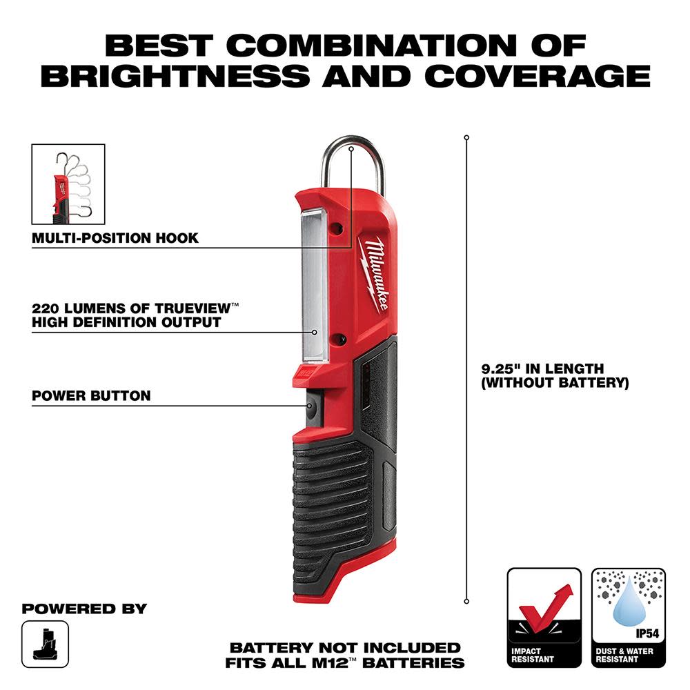Milwaukee M12 LED Stick Light - Flockneti