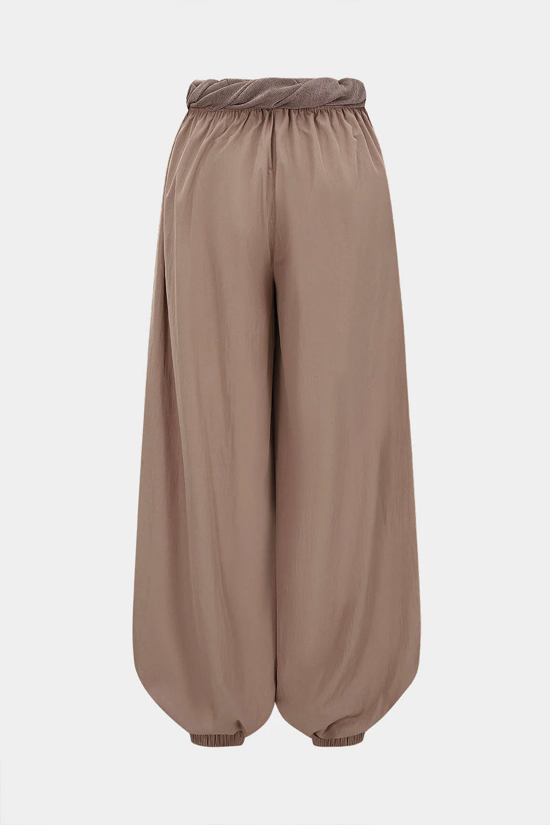 Patchwork Shirred Balloon Pants - Flockneti