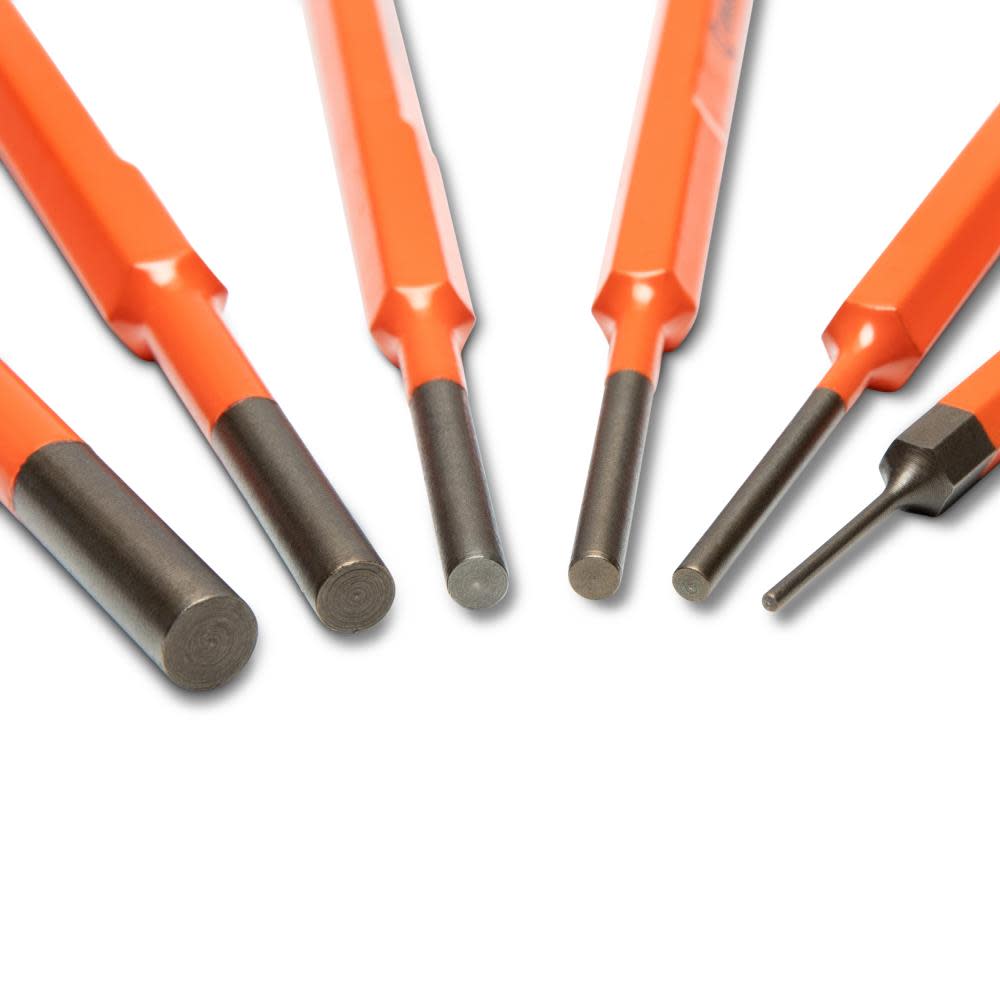Crescent Pin Punch Set 6pc - Flockneti