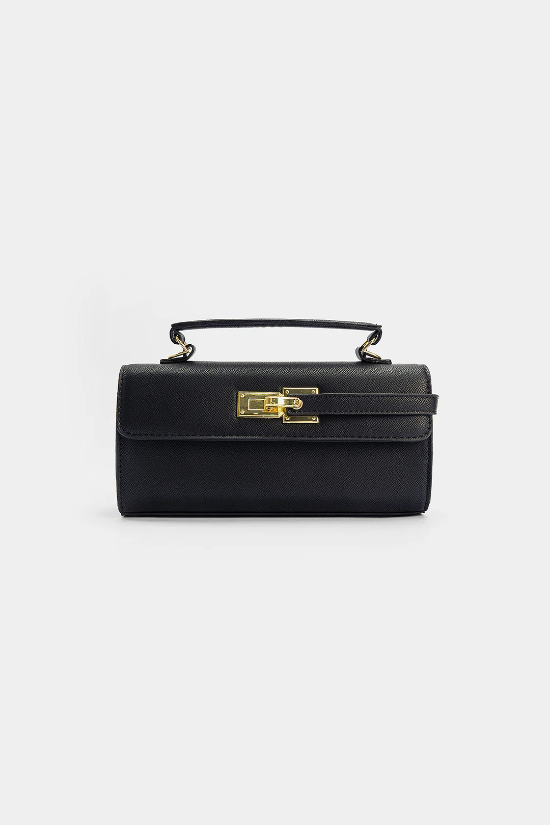 Faux Leather Square Tote Bag - Flockneti