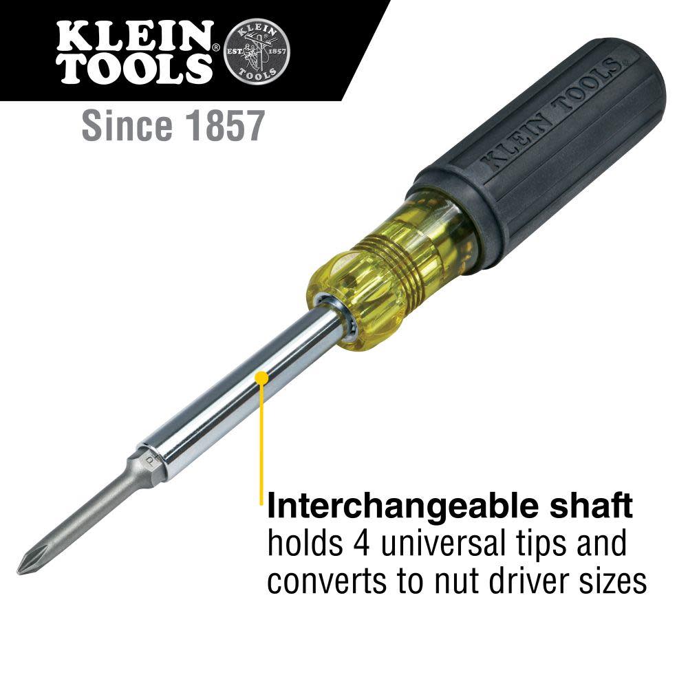 Klein Tools Multi Bit Screwdriver 9″ - Flockneti