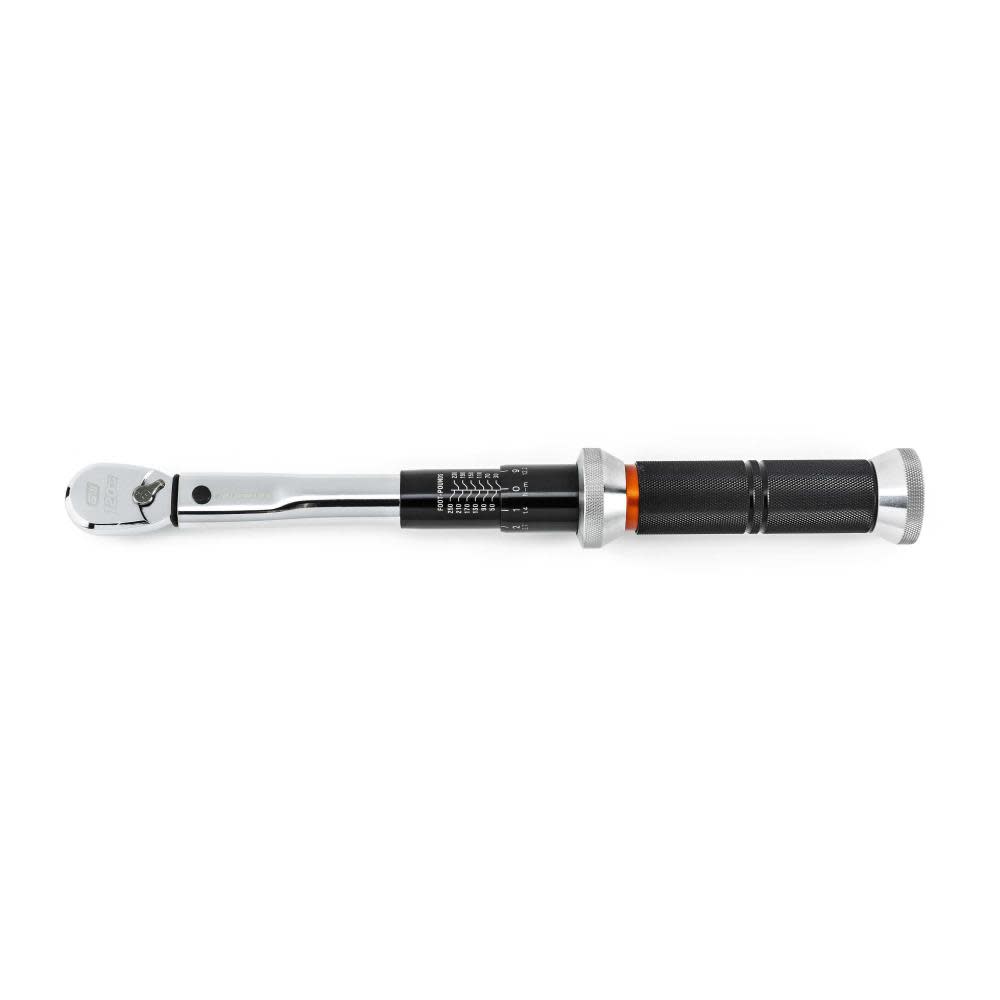 GEARWRENCH 120XP Micrometer Torque Wrench 3/8″ Drive 30-250 in/Lbs - Flockneti