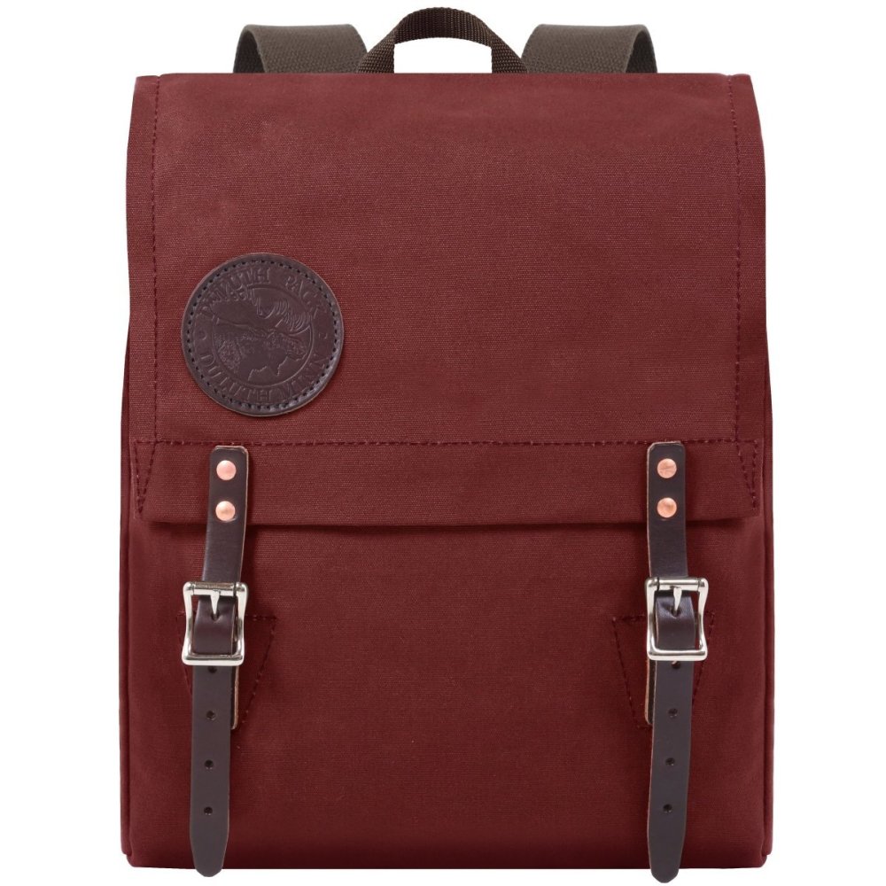 Duluth Pack 9 Liter Capacity Burgundy Box Style Child’s Backpack - Flockneti