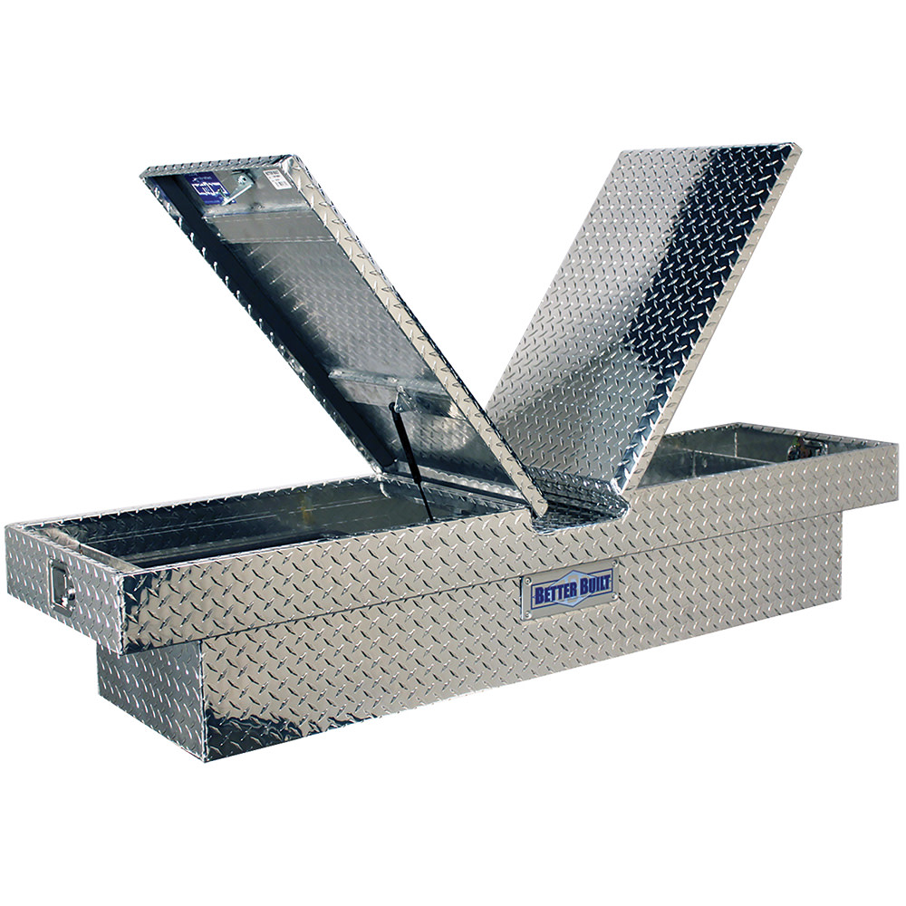 Better Built 71″ Gull Wing Truck Tool Box BRITE ALUMINUM - Flockneti