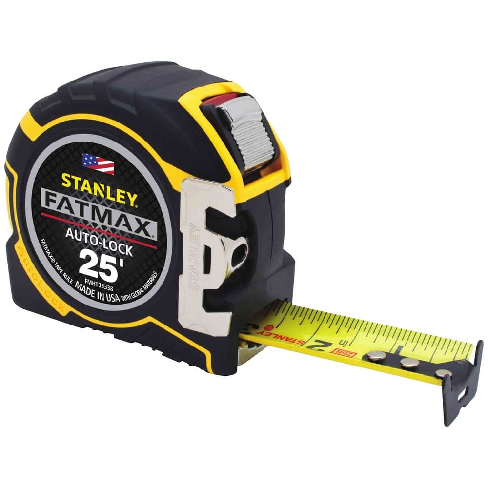 Stanley 25Ft Auto Lock Tape Measure - Flockneti