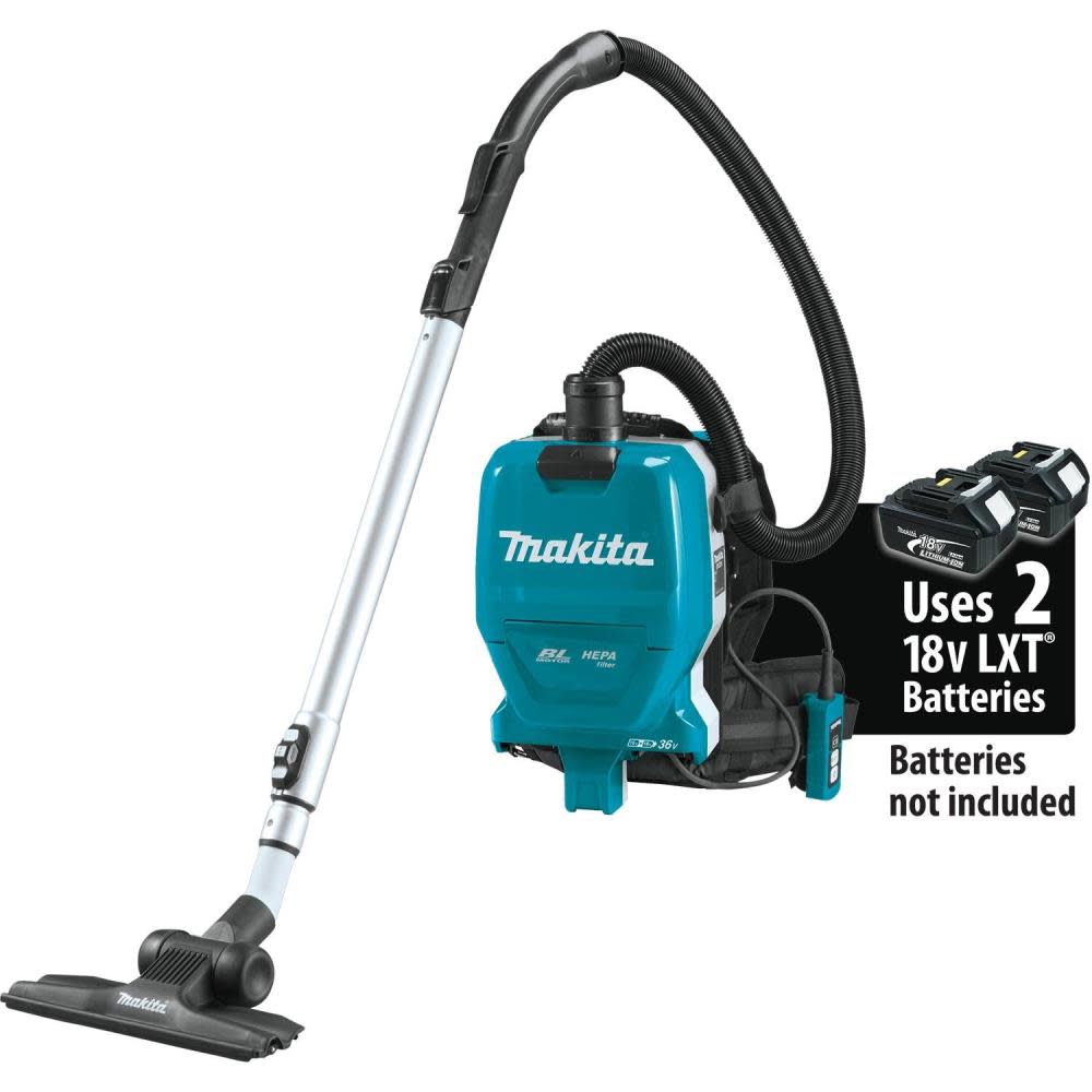 Makita 18V X2 LXT 36V 1/2 Gallon HEPA Backpack Dry Vacuum Bare Tool - Flockneti