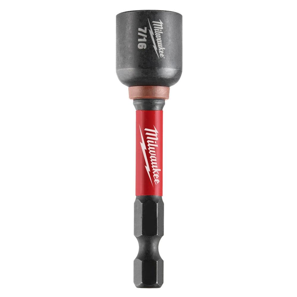 Milwaukee SHOCKWAVE Impact Duty 7/16 x 2 9/16″ Magnetic Nut Driver 10pk - Flockneti