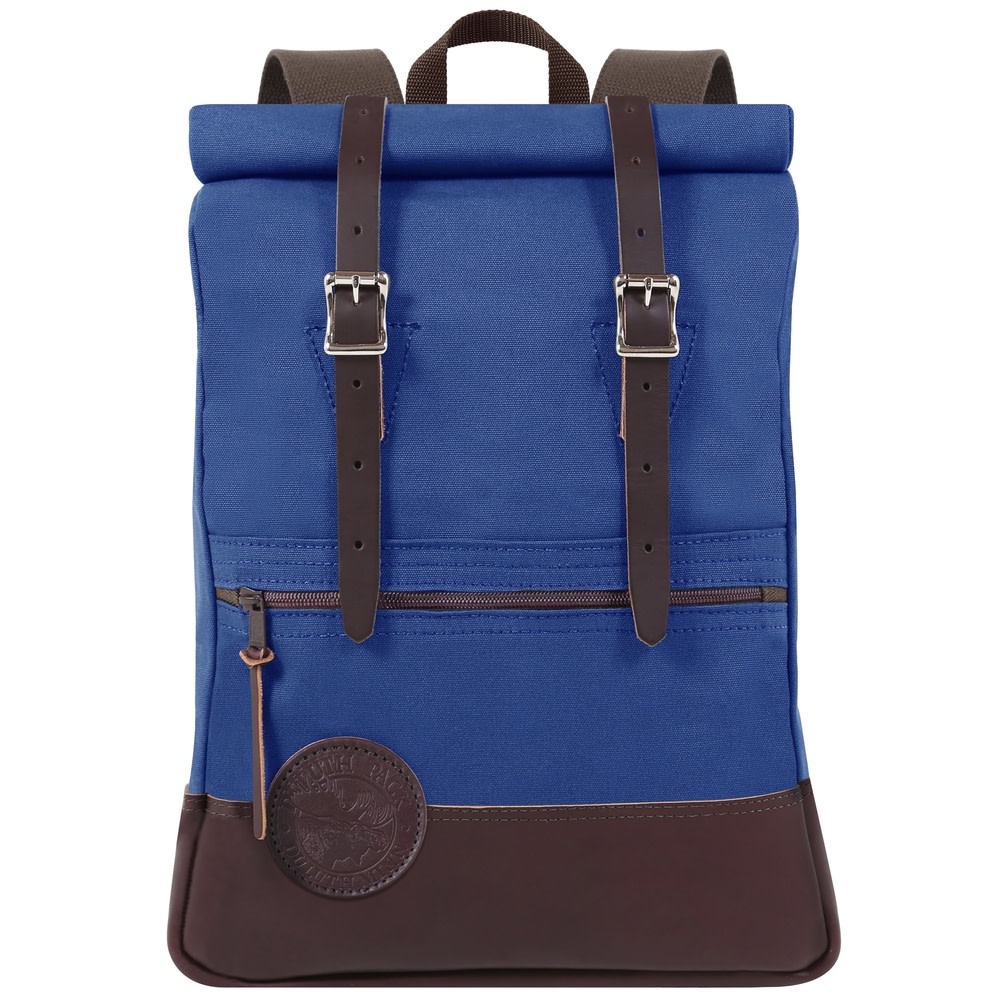 Duluth Pack Deluxe Roll-Top Scout Backpack – Royal Blue - Flockneti