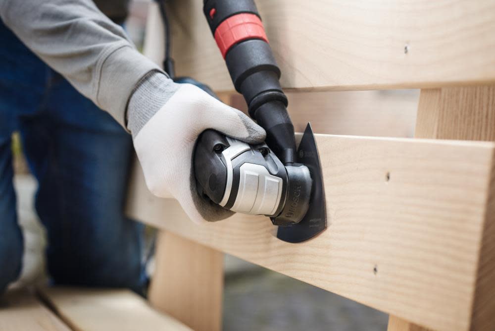Bosch StarlockMax Oscillating Multi-Tool Carbide 40 Grit Delta Sanding Pad - Flockneti