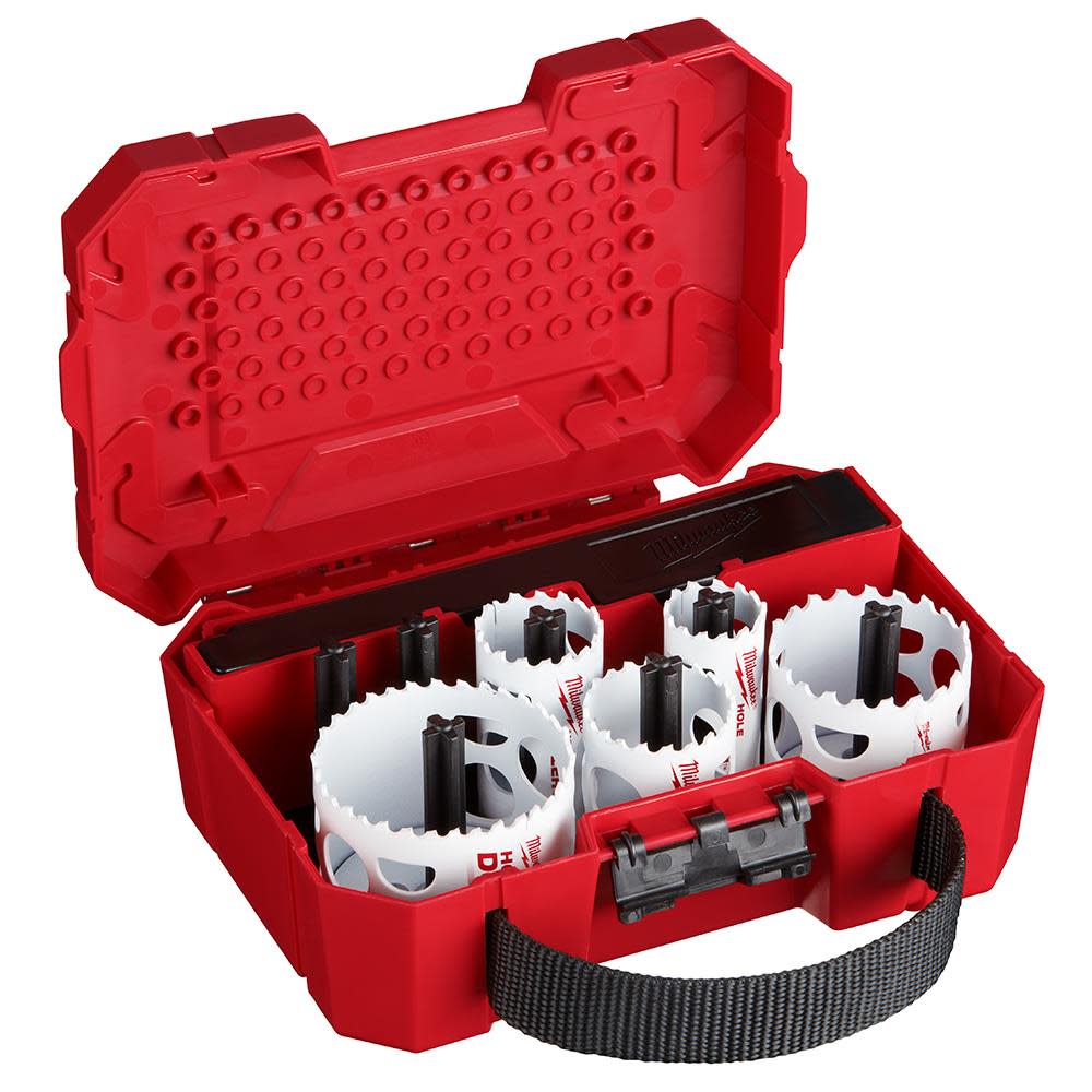 Milwaukee HOLE DOZER Large Diameter Hole Saw Kit 9pc - Flockneti