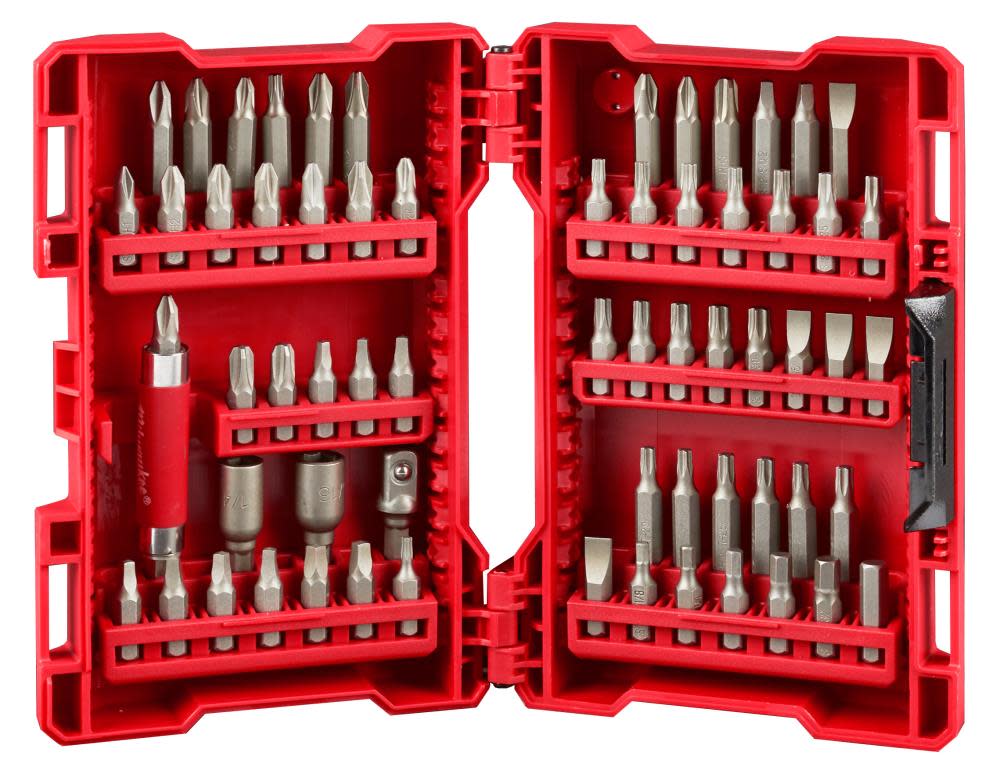 Milwaukee 64 Piece Standard Driver Bit Set - Flockneti