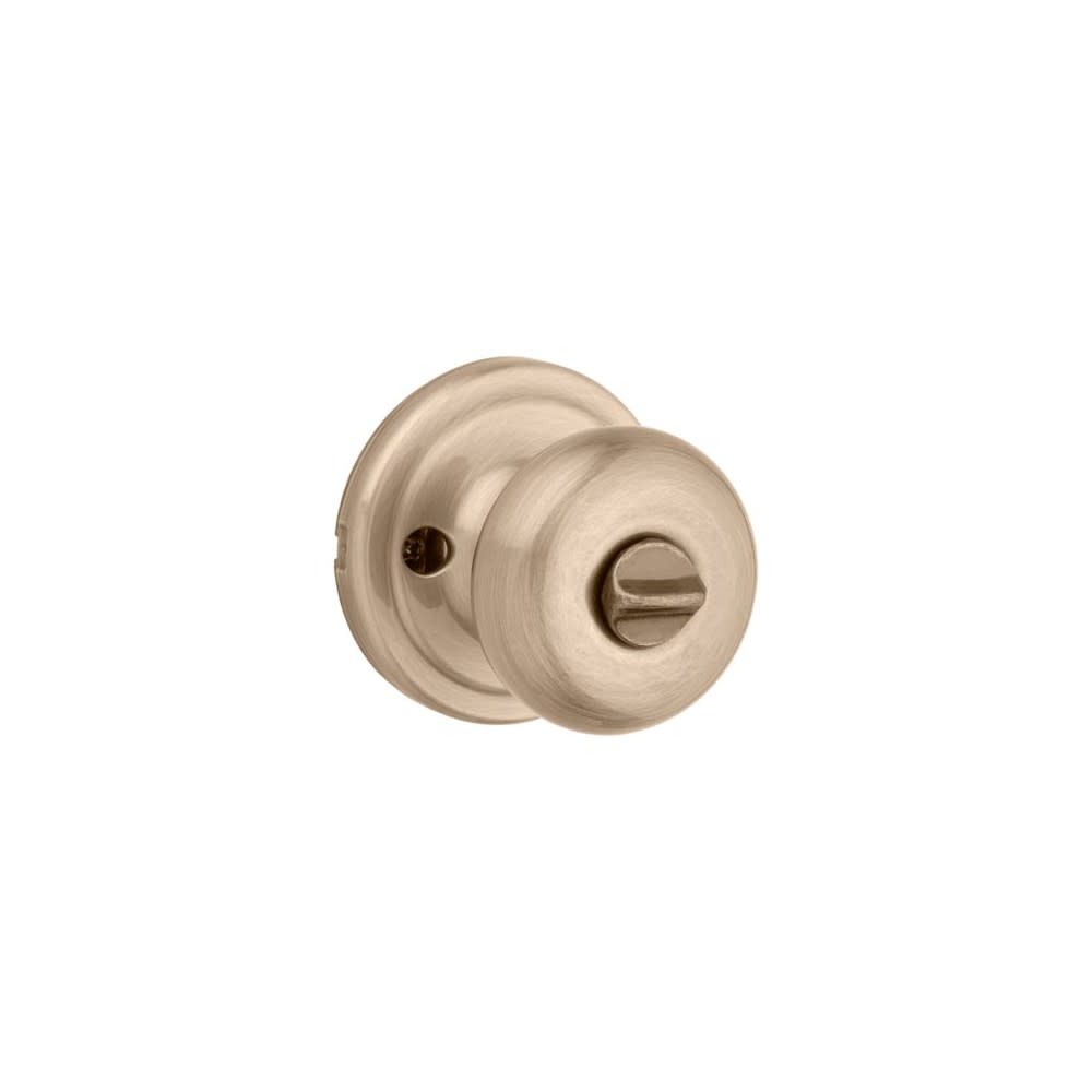 Kwikset Antique Brass Signature Series Keyed Entry Juno Door Knob - Flockneti