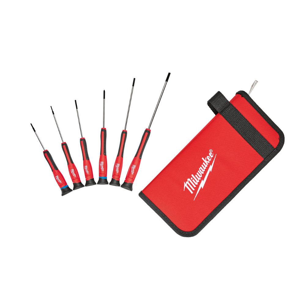 Milwaukee 6 pc. Precision Screwdriver Set - Flockneti
