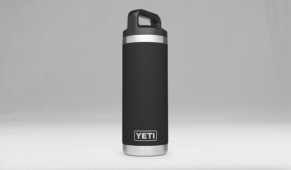 Yeti 18oz Rambler Bottle with Bottle Chug Cap – Black - Flockneti