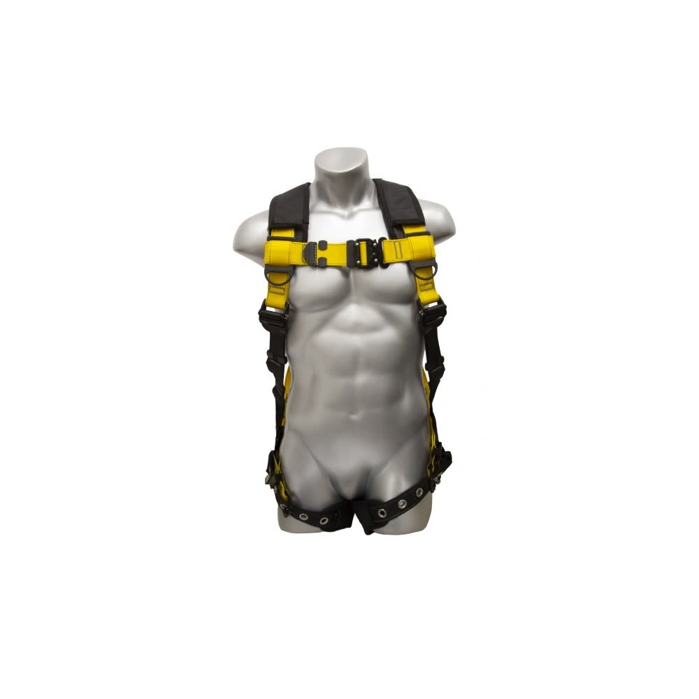 Guardian Fall Protection XL-XXL Series 5 Full-Body Harness with Chest QC - Flockneti