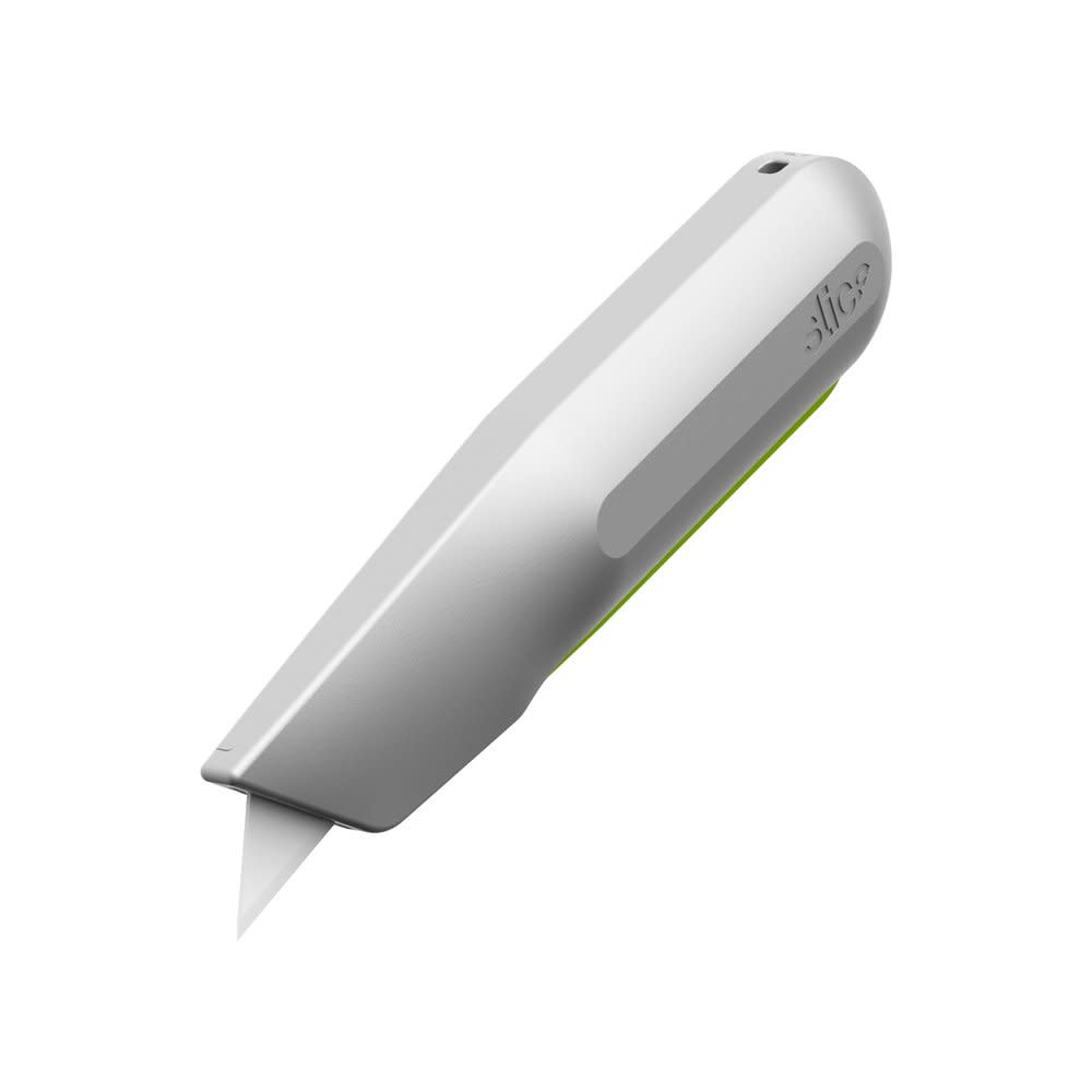 Slice Squeeze Knife Auto Retractable Metal Handle - Flockneti