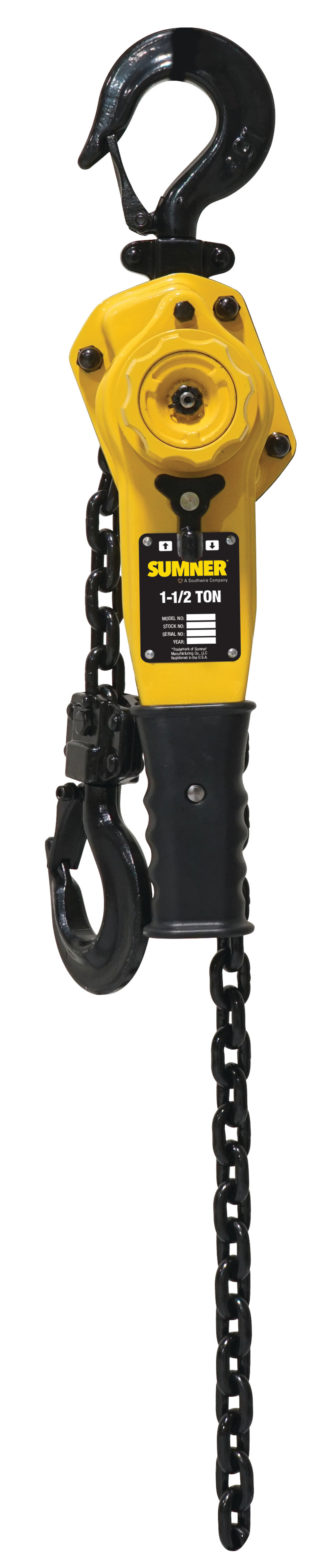 Sumner Lever Hoist 1.6 Ton 10′ Chain Fall - Flockneti