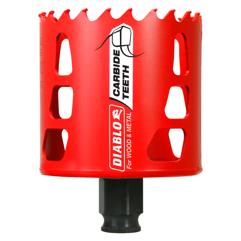 Diablo Tools 2-11/16″ (68mm) Carbide-Tip Wood & Metal Holesaw - Flockneti