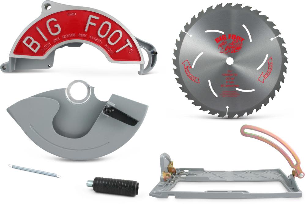 Big Foot Tools 10-1/4 In. Beam Saw Adapter Kit Style 2 – SK-1025KIT-2 - Flockneti