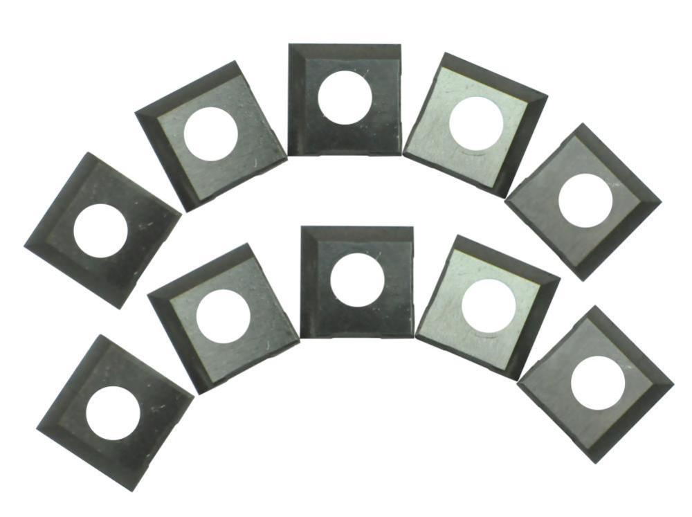 Rikon Carbide 2-Edge Inserts for 20-600H 25-131H 25-130H Planer 10 PK - Flockneti