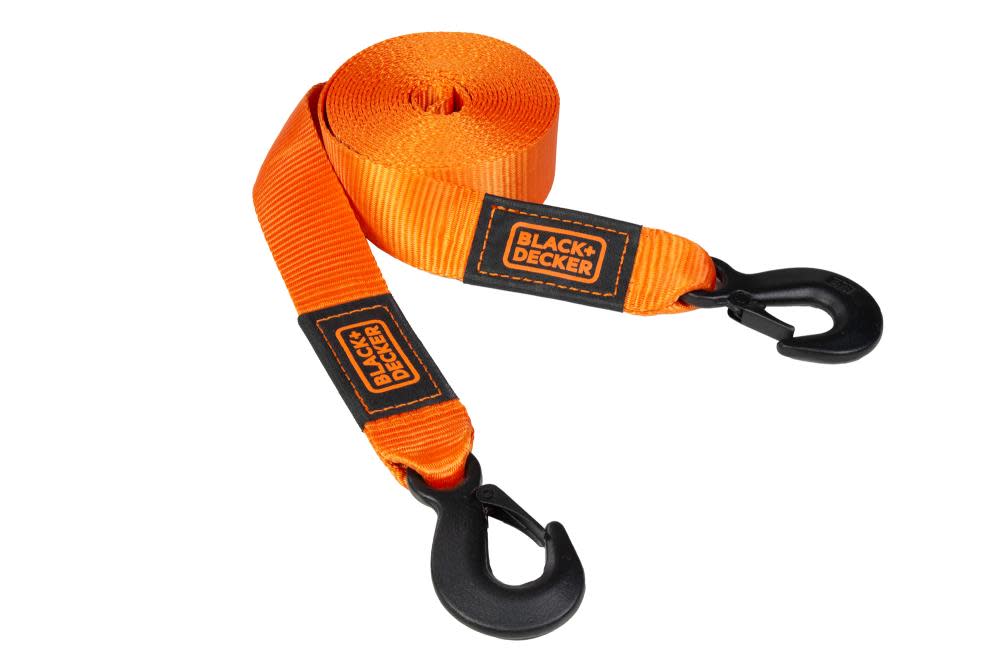 Black and Decker Tow Strap 2″ x 20′ Medium Duty 9000 LB Break Strength - Flockneti