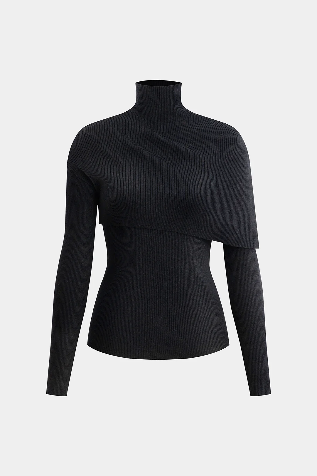 Mock Neck Long-Sleeve Top - Flockneti