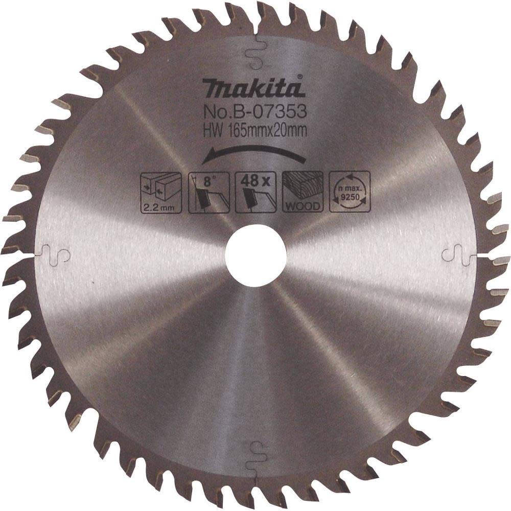 Makita 6-1/2 in. 48T Carbide Tipped Saw Blade - Flockneti