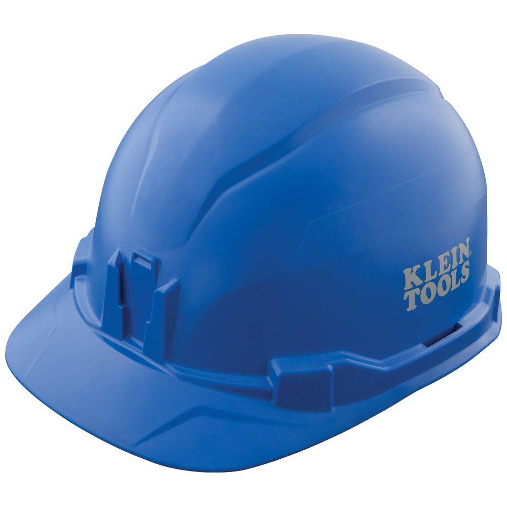 Klein Tools Hard Hat Non-vented Cap Style Blue - Flockneti