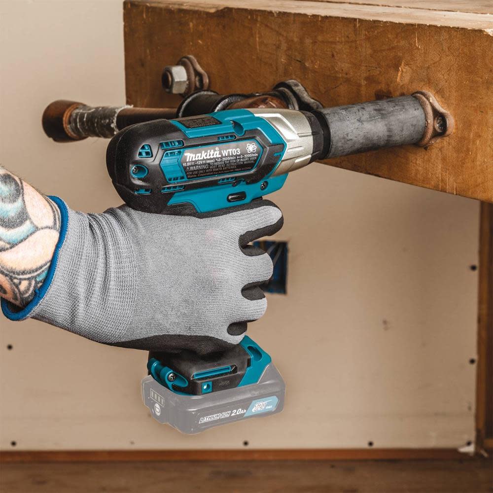 Makita 12V Max CXT 1/2″ Sq Drive Impact Wrench Bare Tool - Flockneti