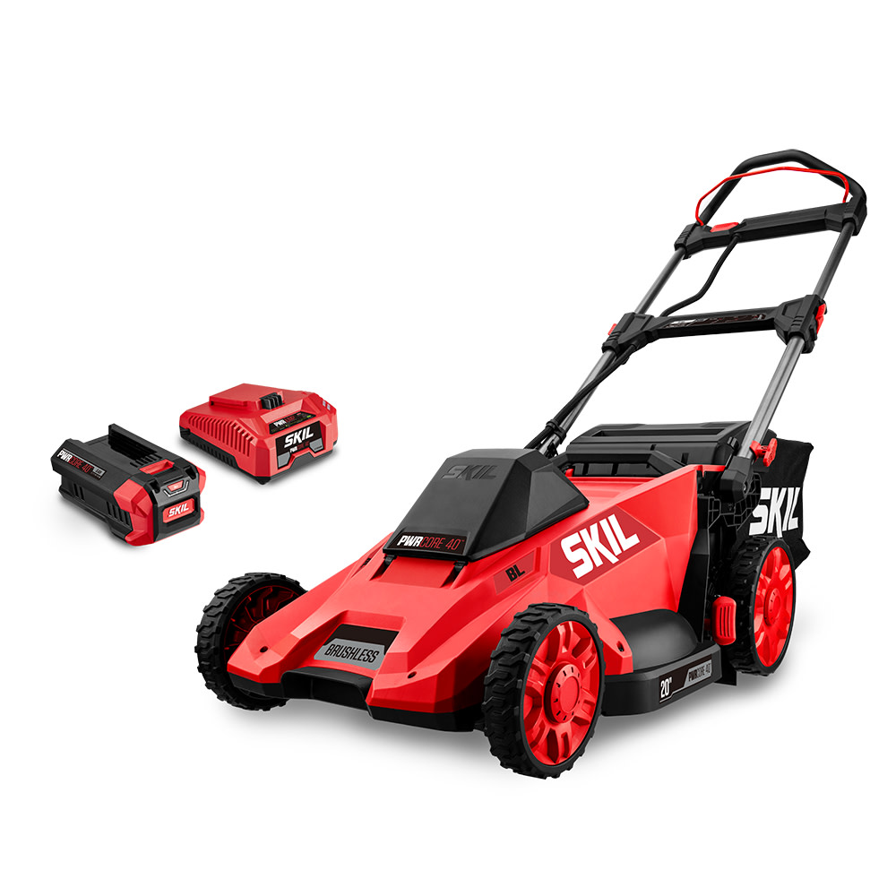 SKIL PWRCore 40 Brushless 40V Push Lawn Mower Kit - Flockneti