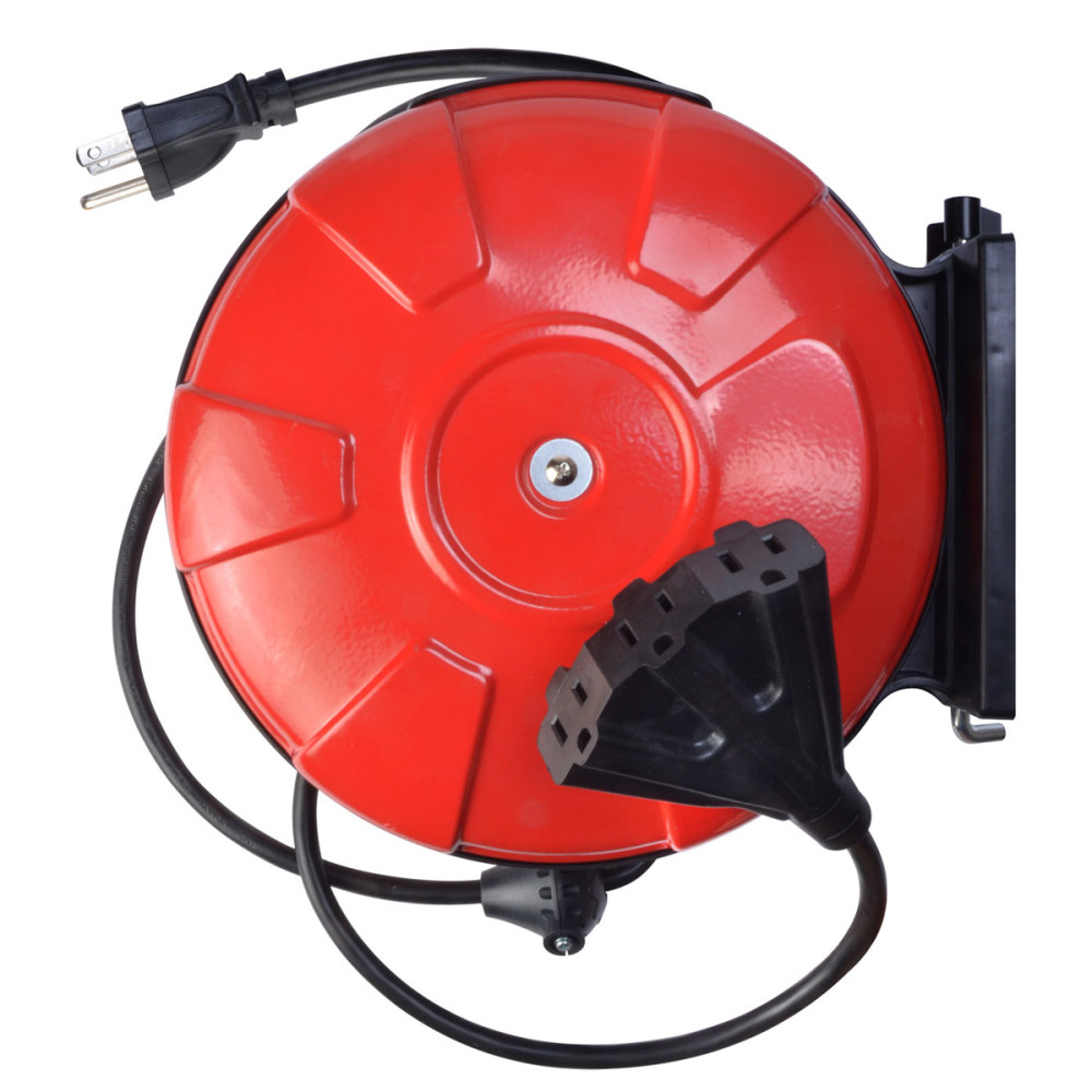 Southwire Retractable Reel Cord 3 Outlet 30′ - Flockneti