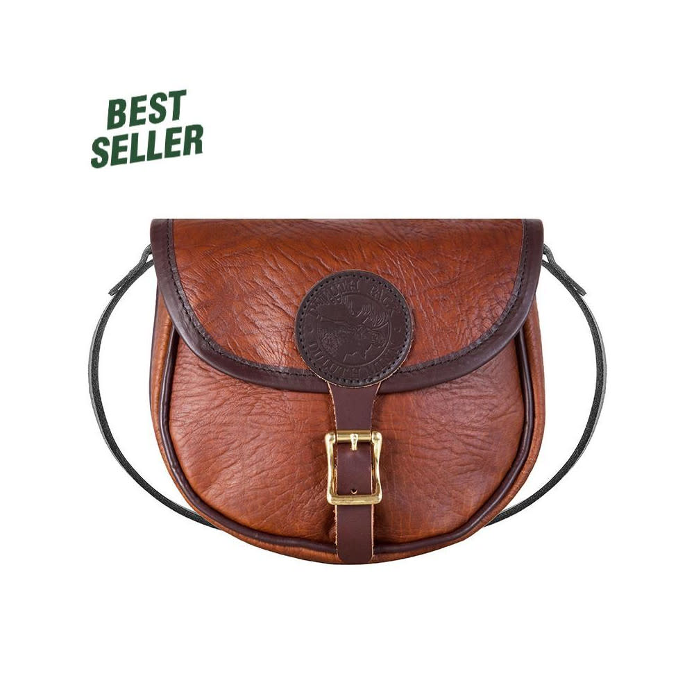 Duluth Pack 2 Liter Capacity Brown Small Bison Leather Shell Purse - Flockneti
