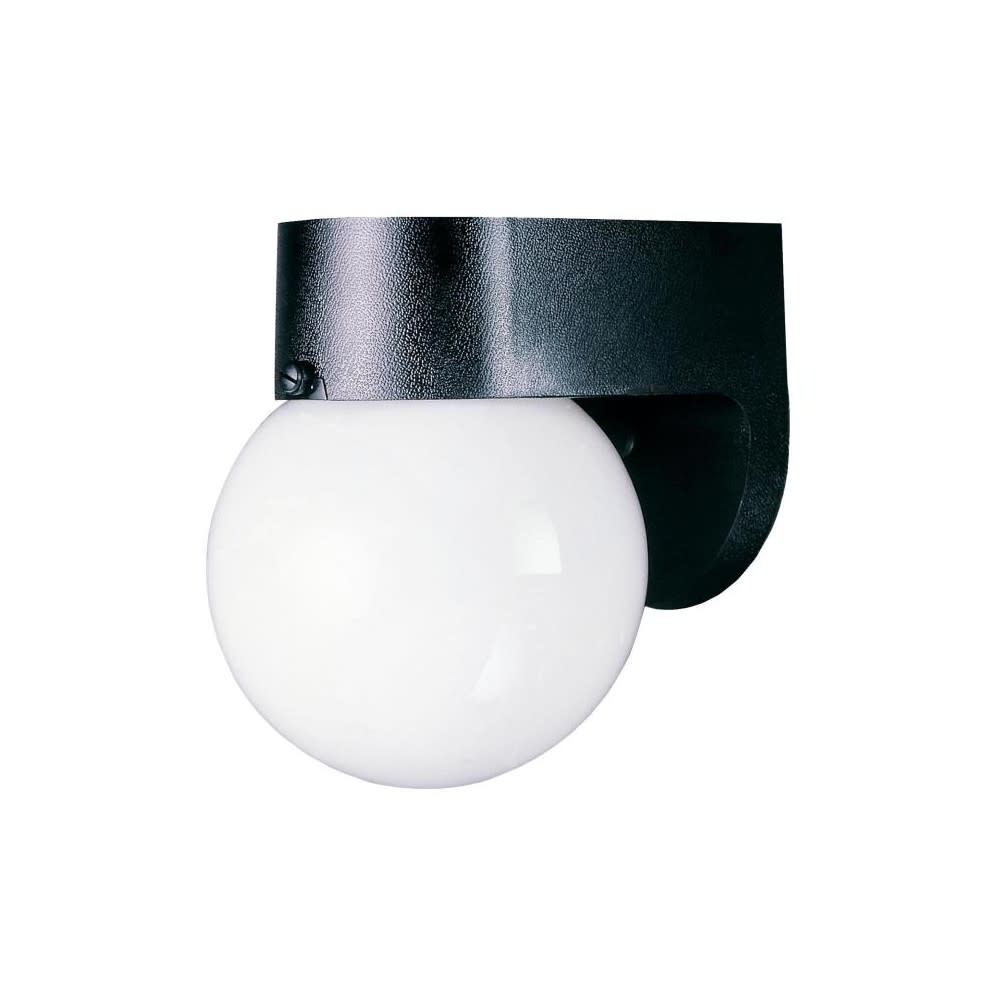 Westinghouse Black Polycarbonate One Light Outdoor Wall Lantern - Flockneti