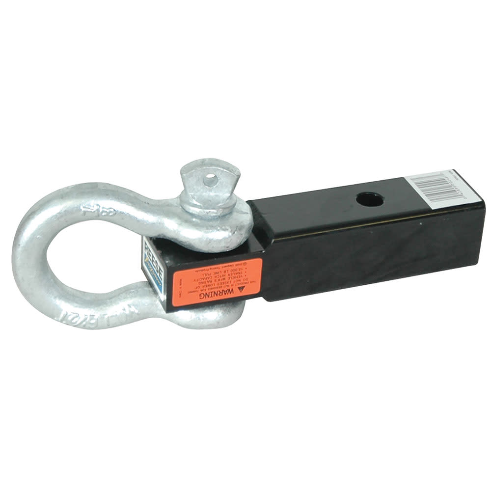 Reese 7.375″ 8000 lbs Black Tow Ring Trailer Hitch Ball Mount - Flockneti